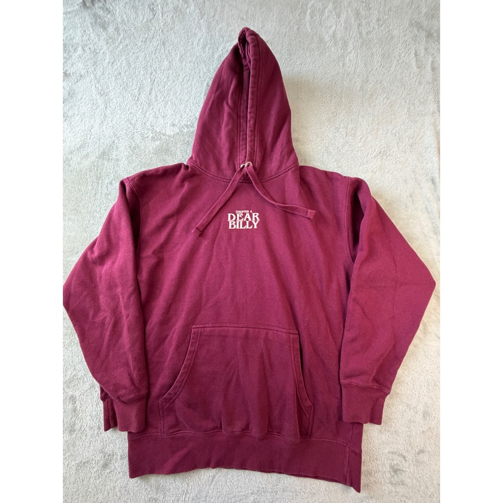 Netflix Stranger Things Hoodie Mens Large Maroon Chapter 4 Dear Billy Graphic